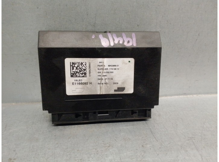 Recambio de modulo electronico para bmw serie 3 lim. (f30) 2.0 16v turbodiesel referencia OEM IAM 684298601 E1166092H VALEO
