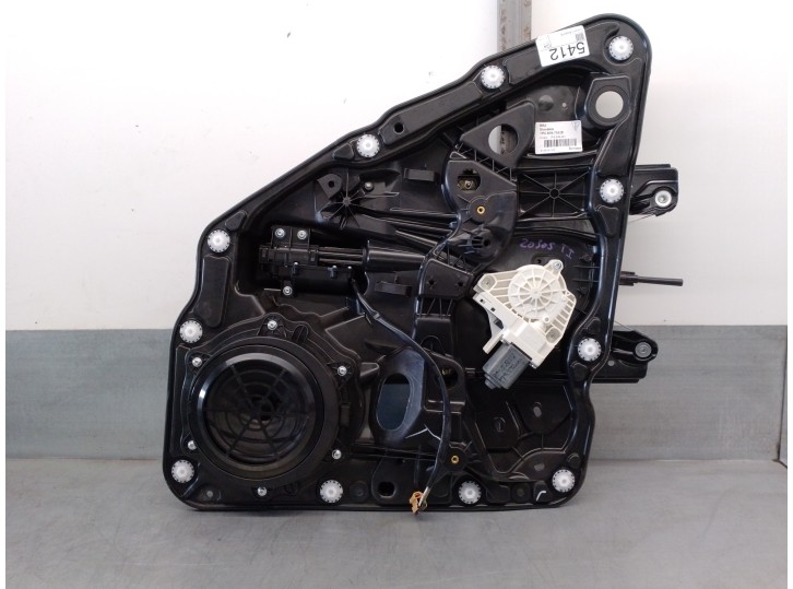 Replacement rear left window regulator for Porsche Cayenne (typ 92aa) 3.0 V6 TDI cat OEM IAM reference 5P5839755B 2 PINS 5 