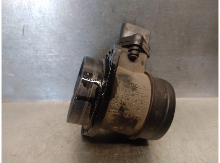 Recambio de caudalimetro para skoda fabia (6y2/6y3) 1.9 tdi referencia OEM IAM 038906461B 0281002631 BOSCH
