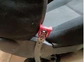 Recambio de asiento delantero izquierdo para volkswagen bora berlina (1j2) 1.9 tdi referencia OEM IAM 6X0881375E TELA NEGRA 4 PU