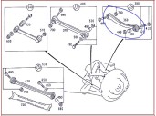 Replacement rear right lower suspension arm for Mercedes-Benz E-Class (W210) saloon 320 (210.065) OEM IAM reference