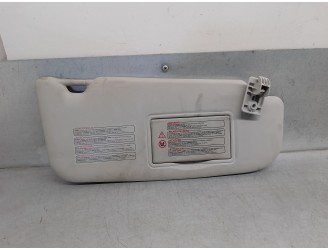 Replacement right sun visor for Nissan Qashqai (J10) 1.6 dci turbodiesel cat OEM IAM reference 96400BR00A 