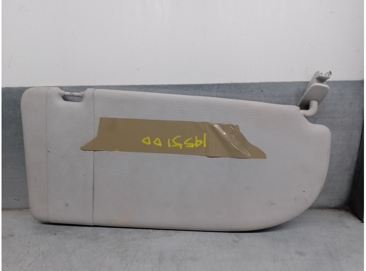 Recambio de parasol derecho para volkswagen caddy ka/kb (2k) 2.0 sdi referencia OEM IAM 2K0857552 