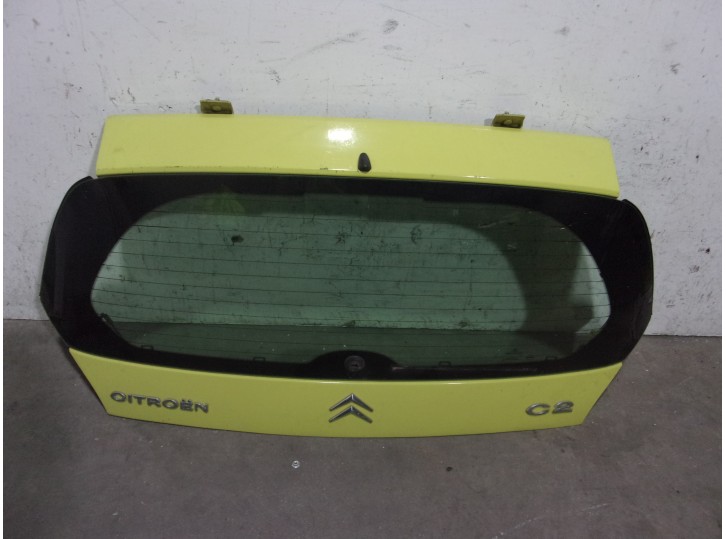 Recambio de porton trasero para citroën c2 1.4 hdi referencia OEM IAM 8701S2 AMARILLO 3 PUERTAS