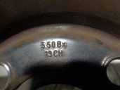 Recambio de llanta para renault 19 (b/c/l53) referencia OEM IAM 7701349833 R135.50BX13CHET36 HIERRO