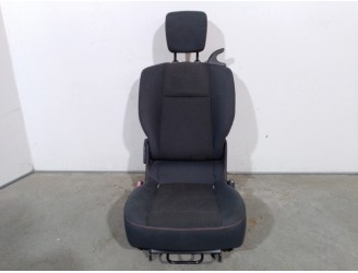 Recambio de asientos trasero izquierdo para renault scenic ii dci diesel referencia OEM IAM 4811891 TELA NEGRA Y LINEA NARANJA 5