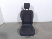 Recambio de asientos trasero derecho para renault scenic ii dci diesel referencia OEM IAM 4811923 TELA NEGRA Y LINEA NARANJA 5 P