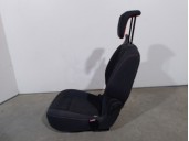 Recambio de asientos trasero derecho para renault scenic ii dci diesel referencia OEM IAM 4811923 TELA NEGRA Y LINEA NARANJA 5 P