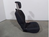 Recambio de asientos trasero derecho para renault scenic ii dci diesel referencia OEM IAM 4811923 TELA NEGRA Y LINEA NARANJA 5 P