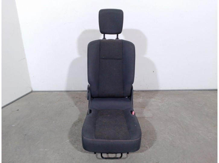 Recambio de asiento trasero medio para renault scenic ii dci diesel referencia OEM IAM 4811927 TELA NEGRA Y LINEA NARANJA 5 PUER