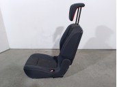 Recambio de asiento trasero medio para renault scenic ii dci diesel referencia OEM IAM 4811927 TELA NEGRA Y LINEA NARANJA 5 PUER