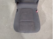 Recambio de asiento trasero medio para renault scenic ii dci diesel referencia OEM IAM 4811927 TELA NEGRA Y LINEA NARANJA 5 PUER