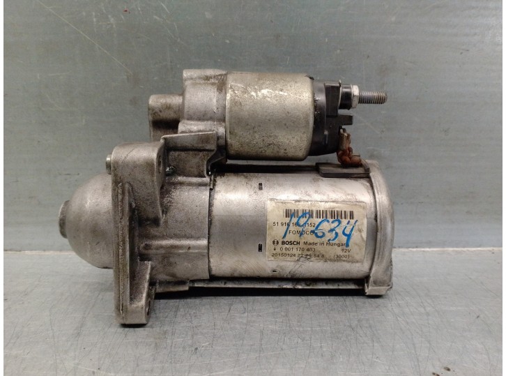 Replacement starter motor for Ford Ka (CCU) 1.2 8V CAT OEM IAM reference 51916169A152 0001170403 BOSCH