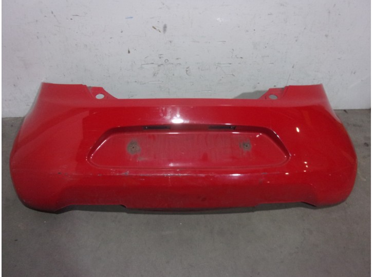 Replacement rear bumper for Ford Ka (CCU) 1.2 8V CAT OEM IAM reference 1806249 ROJO 3 PUERTAS