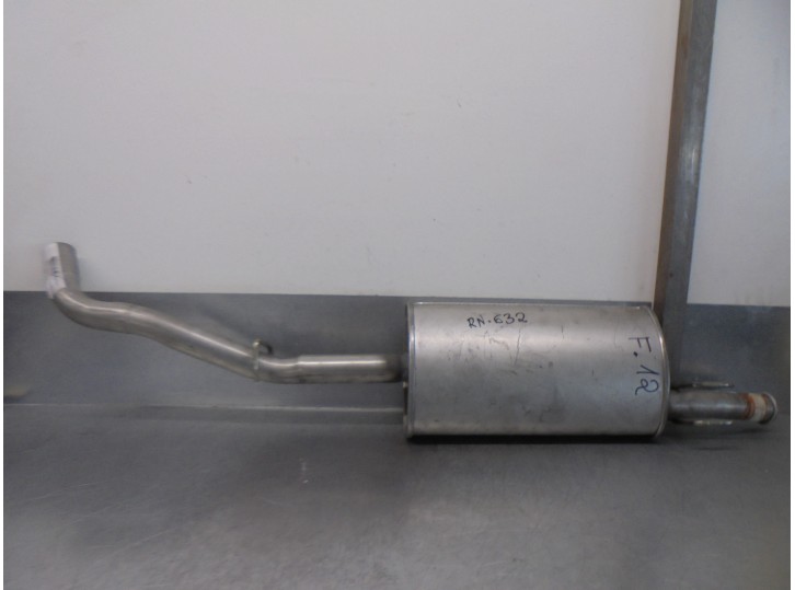 Recambio de tubo escape trasero para renault 11 t-11 txe referencia OEM IAM RN632 RN.632 DURAMAS