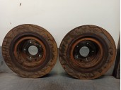 Replacement rear brake disc for Nissan 370 Z (Z34) 3.7 V6 cat OEM IAM reference 43206JL00A 