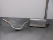 Recambio de tubo escape trasero para opel rekord e referencia OEM IAM OP341 OP.341 