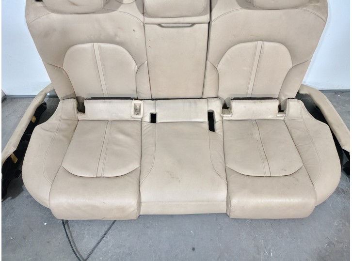 Recambio de asientos traseros para audi a6 avant (4g5) 3.0 v6 24v tdi referencia OEM IAM 4G0885375L CUERO BEIGE 5 PUERTAS