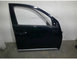 Replacement right front door for Mitsubishi Outlander (CW0) 2.0 DI-D CAT OEM IAM reference 5700A278 BLACK 5 DOORS