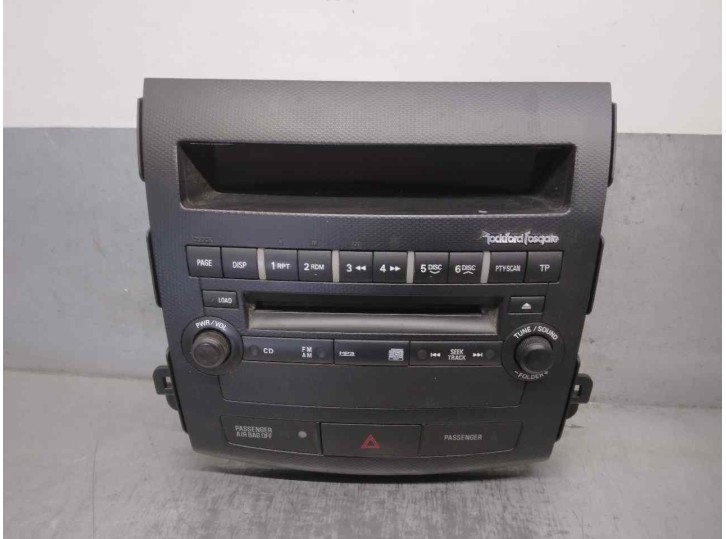 Recambio de sistema audio / radio cd para mitsubishi outlander (cw0) 2.0 di-d cat referencia OEM IAM 8002A067XA  
