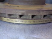 Recambio de disco freno delantero para opel movano (2004 =>) 2.5 cdti cat (g9u-a750) referencia OEM IAM 4403038 REMSA