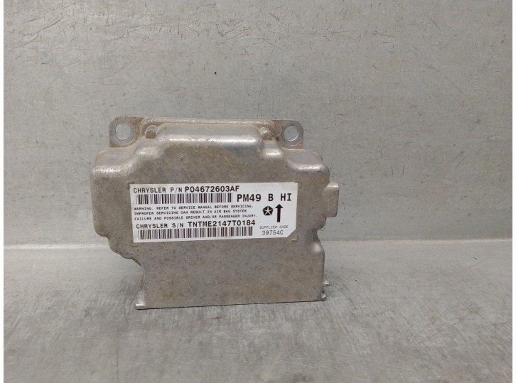 Recambio de centralita airbag para dodge caliber 2.0 16v crd cat referencia OEM IAM P04672603AF 