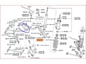 Recambio de brazo suspension superior trasero izquierdo para lexus is 200 (ds2/is2) d-cat referencia OEM IAM 4879053030 