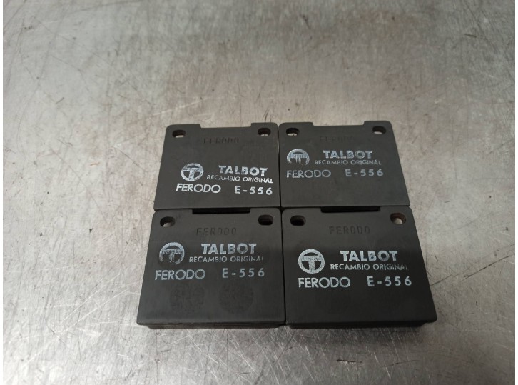 Recambio de pastillas de freno para citroën saxo referencia OEM IAM 598159  