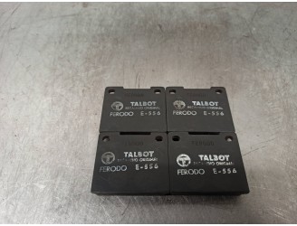 Recambio de pastillas de freno para citroën saxo referencia OEM IAM 598159  