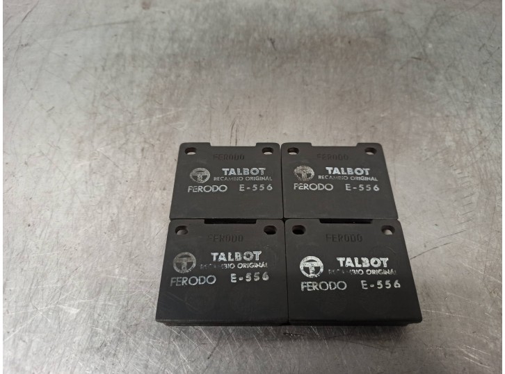 Recambio de pastillas de freno para citroën saxo referencia OEM IAM 598159  