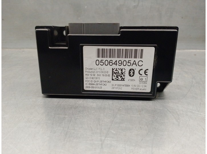 Recambio de modulo electronico para dodge journey 2.4 16v referencia OEM IAM 05064905AC  PEIKER ACUSTIC