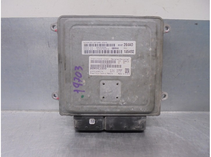 Recambio de centralita motor uce para dodge journey 2.4 16v referencia OEM IAM 05187264AD A2C53286776 VDO