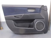 Recambio de guarnecido puerta delantera izquierda para mazda 3 berlina (bk) 1.6 cd diesel cat referencia OEM IAM BR2A68450A BR2A