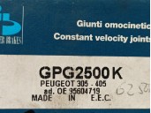 Replacement CV joint for Peugeot 305 II (581M) 1.9 D OEM IAM reference GPG2500K 