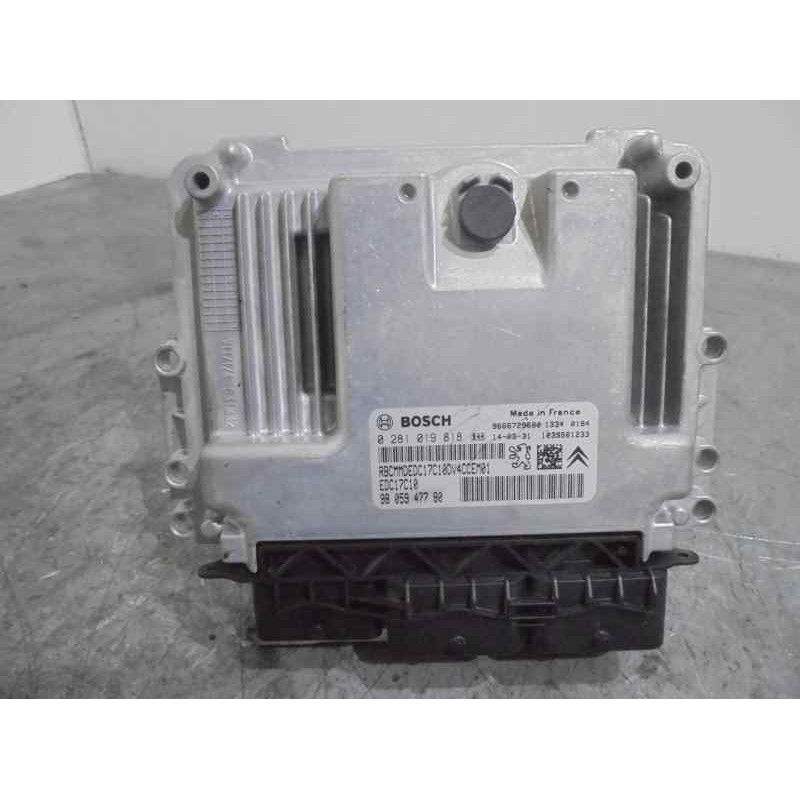 Recambio de centralita motor uce para peugeot 207 1.4 hdi referencia OEM IAM 9666729680 0281019818 BOSCH