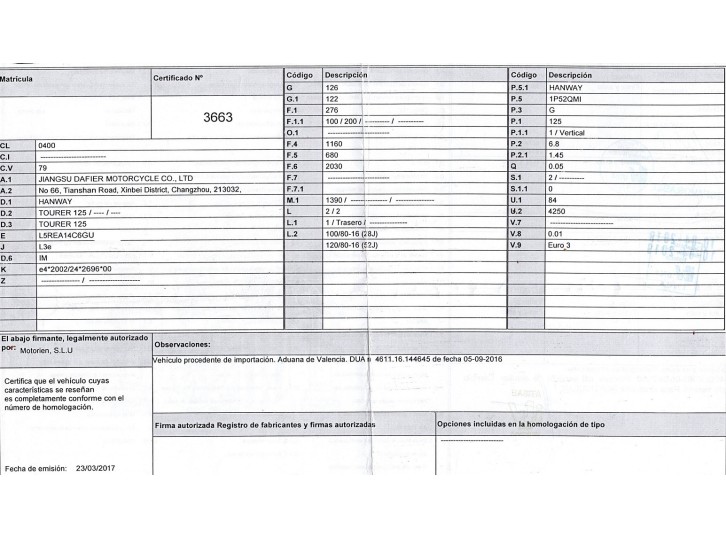 » otros... 3.9t 17s 120 m-bus del año 2017