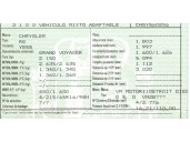chrysler grand voyager (rg) del año 2005