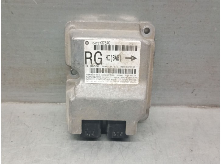 Recambio de centralita airbag para chrysler voyager (rg) crd cat referencia OEM IAM 04727375AC 04727375AC 0285001519 BOSCH