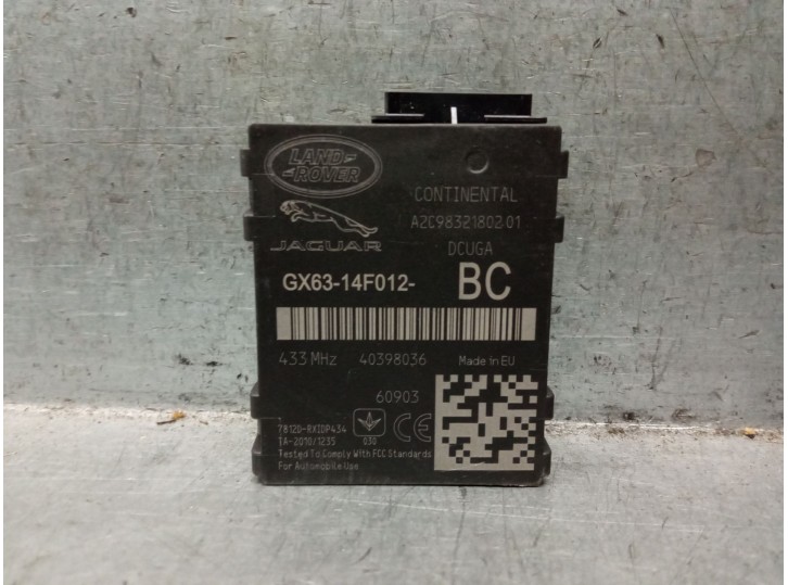 Recambio de modulo electronico para jaguar f-pace (x761) 2.0 td4 referencia OEM IAM GX6314F012BC A2C98321802 CONTINENTAL