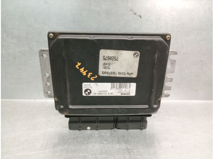 Replacement engine control unit (ECU) for Mini Mini (R50, R53) Cooper OEM IAM reference 7520675 S118012001 SIEMENS 
