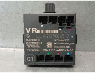 Recambio de centralita cierre para mercedes-benz clase e (w212) e 350 bluetec referencia OEM IAM A2129006518 2841504803300 CONT