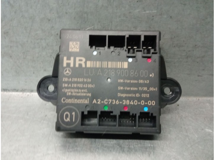 Recambio de centralita cierre para mercedes-benz clase e (w212) e 350 bluetec referencia OEM IAM A2189008600 A2C7363840000 CONT