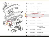 Replacement molding for Audi A7 Sportback (4GA, 4GF) RS7 Performance Quattro OEM IAM reference 4G1857237B 4G1857237B 