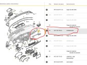 Recambio de moldura para audi a7 sportback (4ga, 4gf) rs7 performance quattro referencia OEM IAM 4G1857304A 4G1857304A 