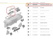 Replacement trim for Audi A7 Sportback (4GA, 4GF) RS7 Performance Quattro OEM IAM reference 4G8819636F 4G8819636F 
