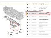 Recambio de cubrecarter para audi a7 sportback (4ga, 4gf) rs7 performance quattro referencia OEM IAM 4G8825216 4G8825216 