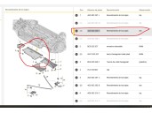 Recambio de cubrecarter para audi a7 sportback (4ga, 4gf) rs7 performance quattro referencia OEM IAM 4G0825208H 4G0825208H 