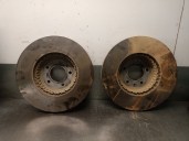 Recambio de disco freno delantero para land rover defender station wagon (l663) d250 mhev 4x4 referencia OEM IAM LR187240 LR1872