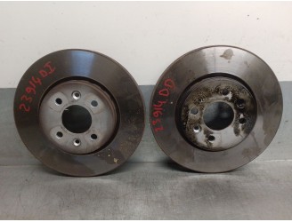 Recambio de disco freno delantero para renault megane ii classic berlina 1.6 16v referencia OEM IAM 402069518R 402069518R 