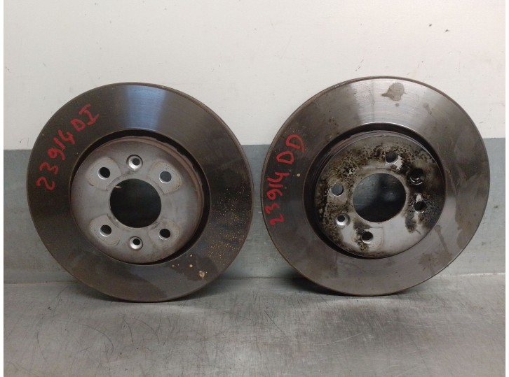 Recambio de disco freno delantero para renault megane ii classic berlina 1.6 16v referencia OEM IAM 402069518R 402069518R 